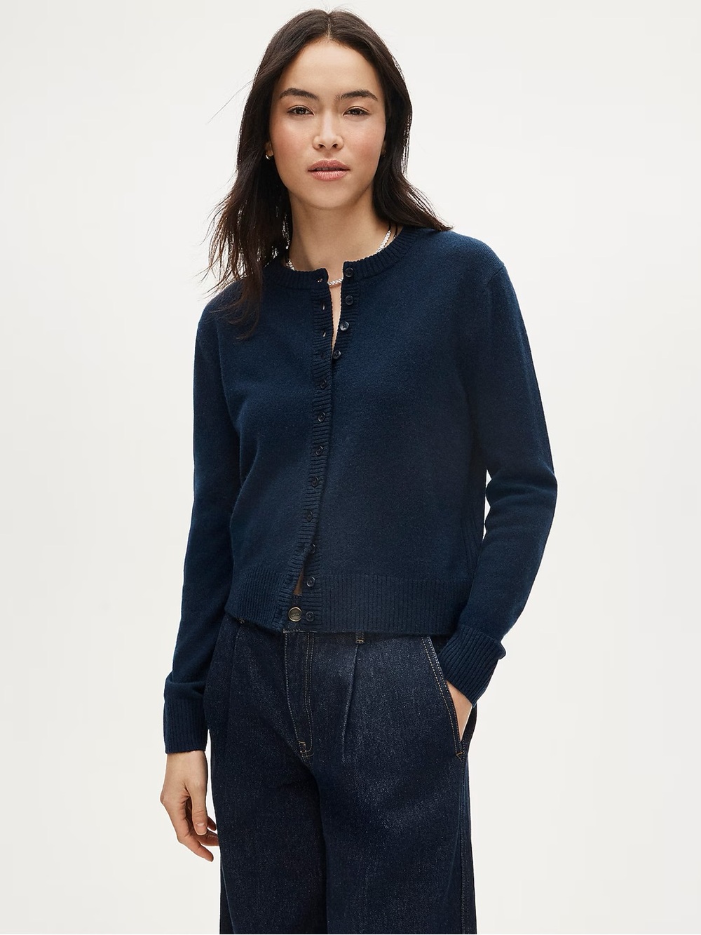 J Crew Cashmere Crewneck Cardigan - Picture 5 of 6